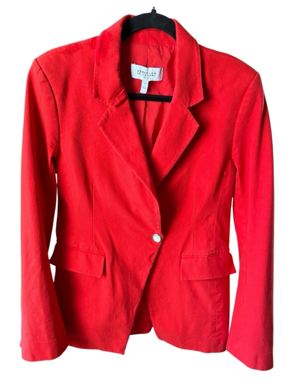 Derek Lam 10 Crosby Red Tailored Blazer Size 10 NWOT